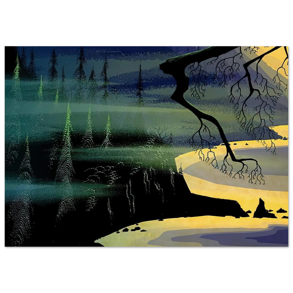 Blue Mist Poster | Eyvind Earle Poster | Eyvind Earle Prints