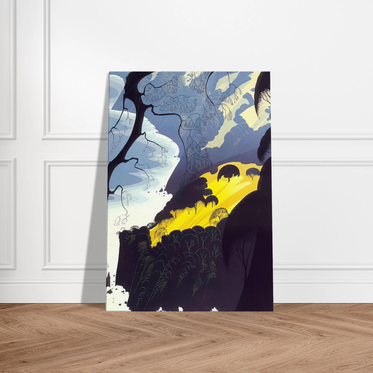 Carmel Highlands Canvas | Eyvind Earle Canvas | Eyvind Earle Prints