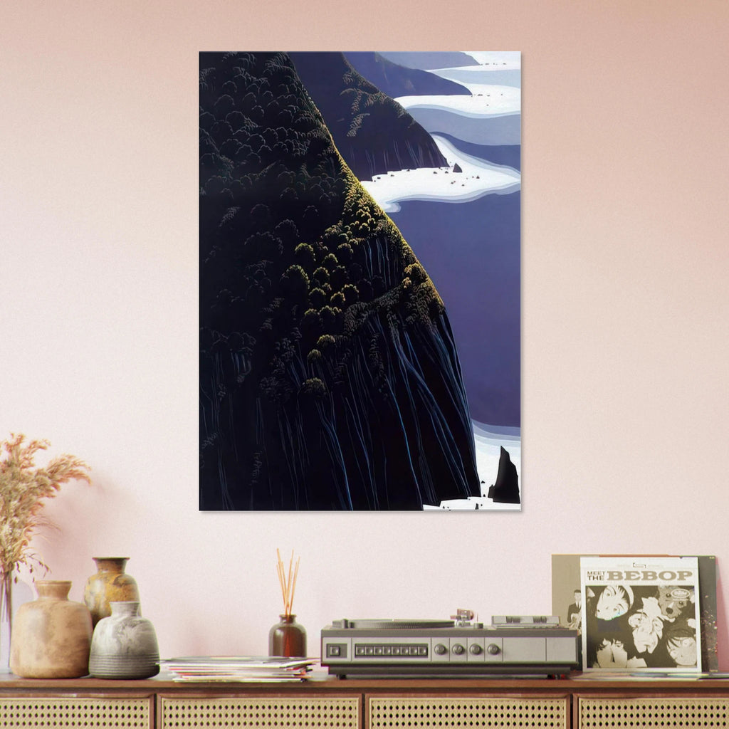 Gray Big Sur Canvas | Eyvind Earle Canvas | Eyvind Earle Prints