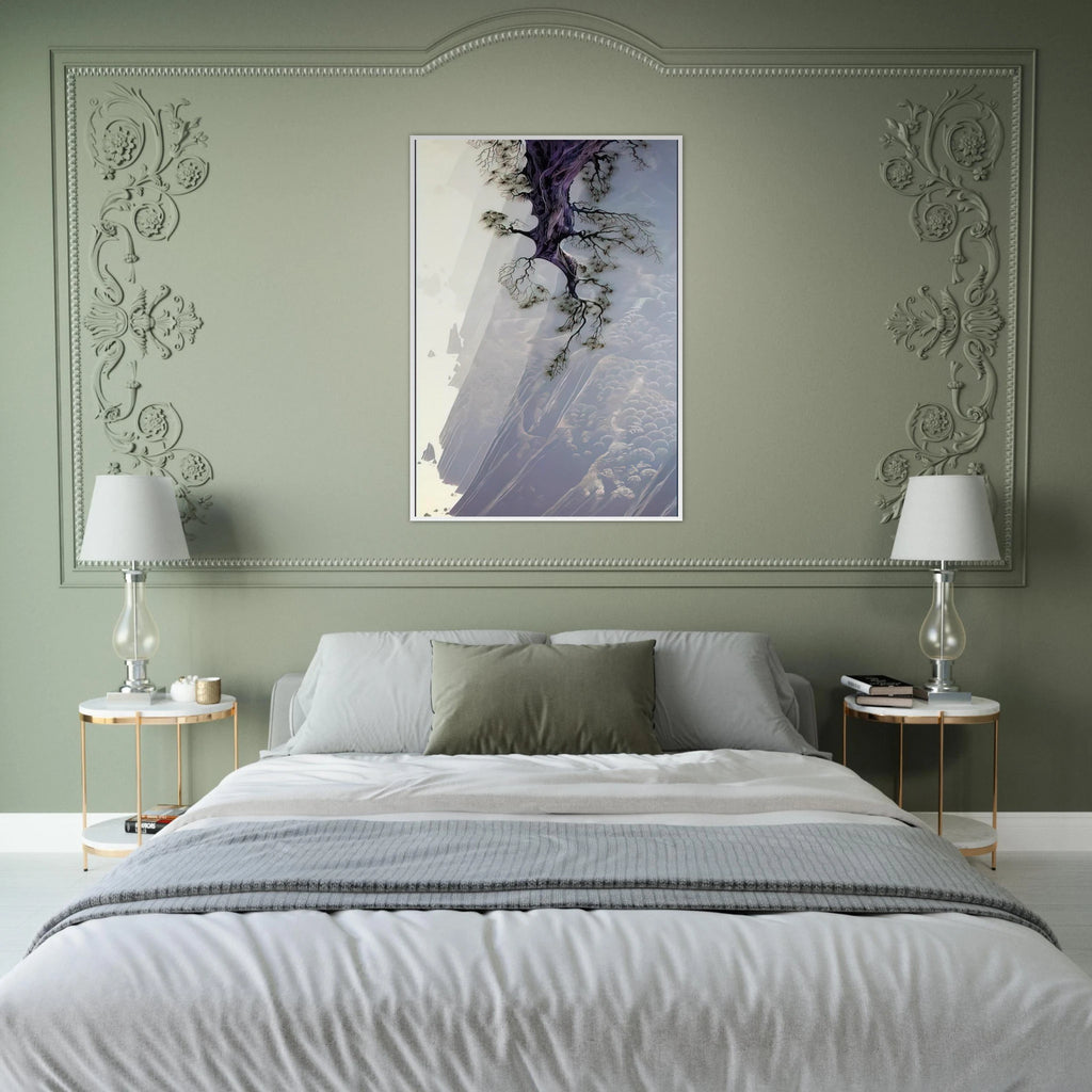 Mountain Rise Framed Poster | Eyvind Earle Framed Prints Wall Art | Eyvind Earle Prints