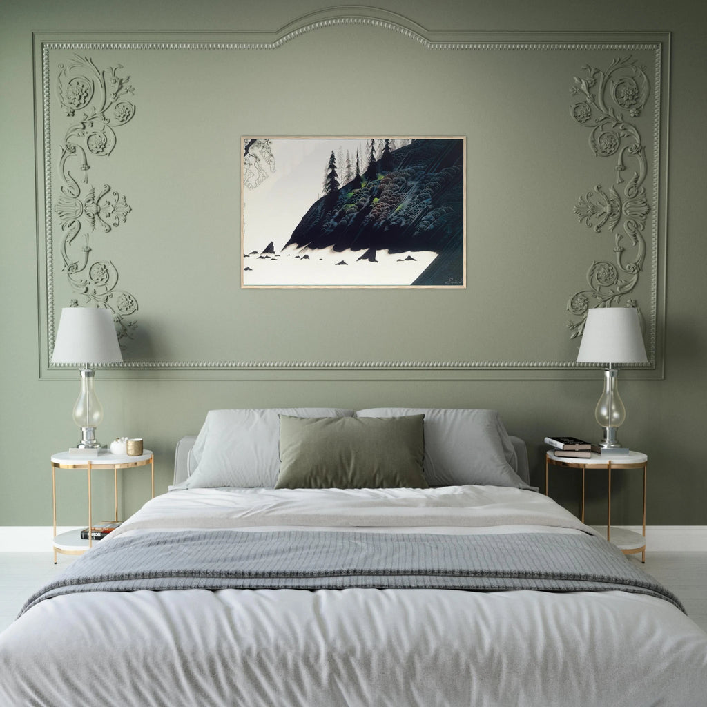 Spruce Redwoods and Pine Framed Poster | Eyvind Earle Framed Prints Wall Art | Eyvind Earle Prints