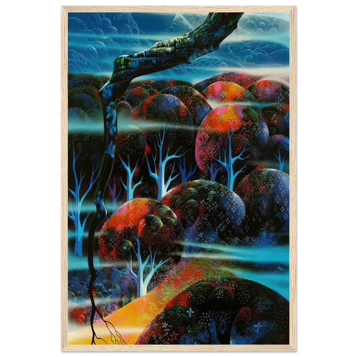 Toccata and Fugue Framed Poster | Eyvind Earle Framed Prints Wall Art | Eyvind Earle Prints
