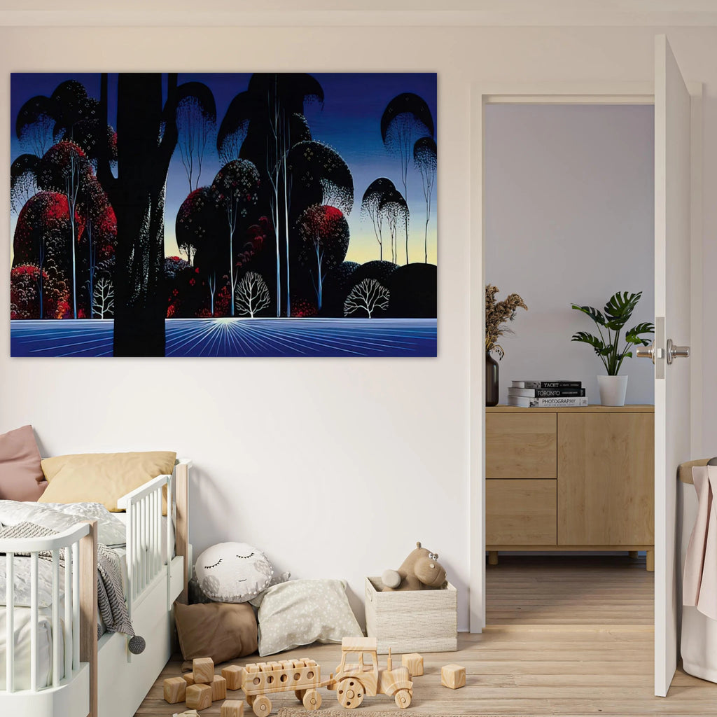 Dark Silence Poster | Eyvind Earle Poster | Eyvind Earle Prints
