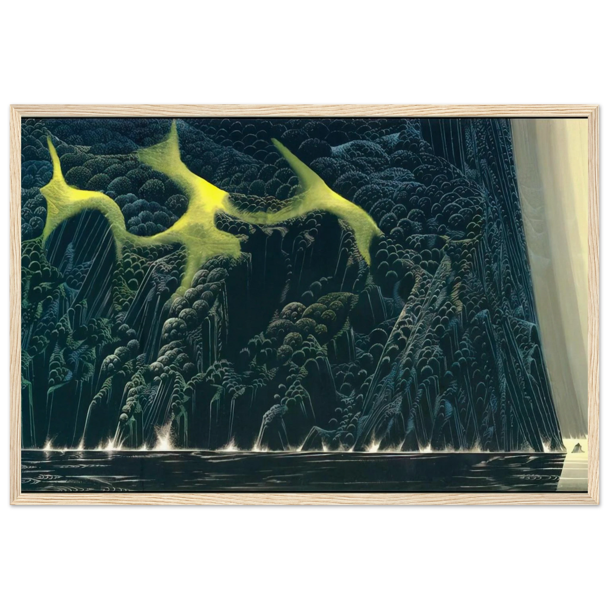 Out of the Sea Framed Poster | Eyvind Earle Framed Prints Wall Art | Eyvind Earle Prints