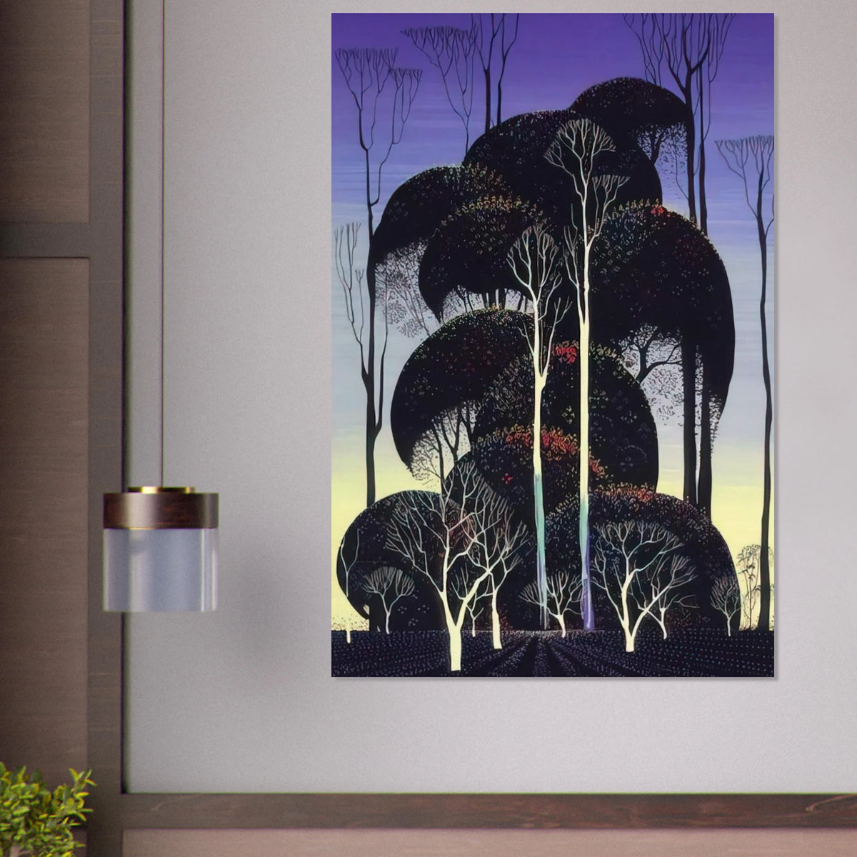 Forest Arabesque Poster | Eyvind Earle Poster | Eyvind Earle Prints