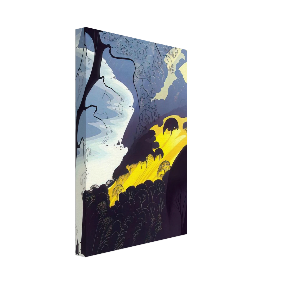 Carmel Highlands Canvas | Eyvind Earle Canvas | Eyvind Earle Prints