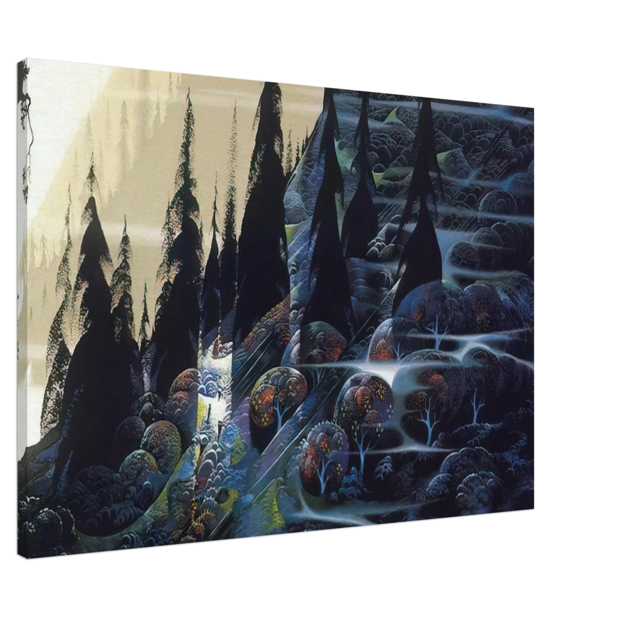 Black Spruce Canvas | Eyvind Earle Canvas | Eyvind Earle Prints