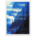 Stardust blue Framed Poster | Eyvind Earle Framed Prints Wall Art | Eyvind Earle Prints