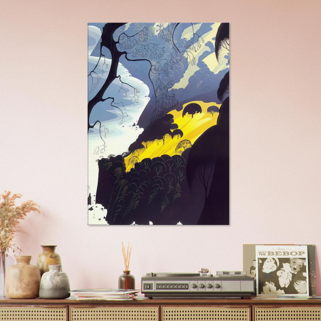 Carmel Highlands Canvas | Eyvind Earle Canvas | Eyvind Earle Prints