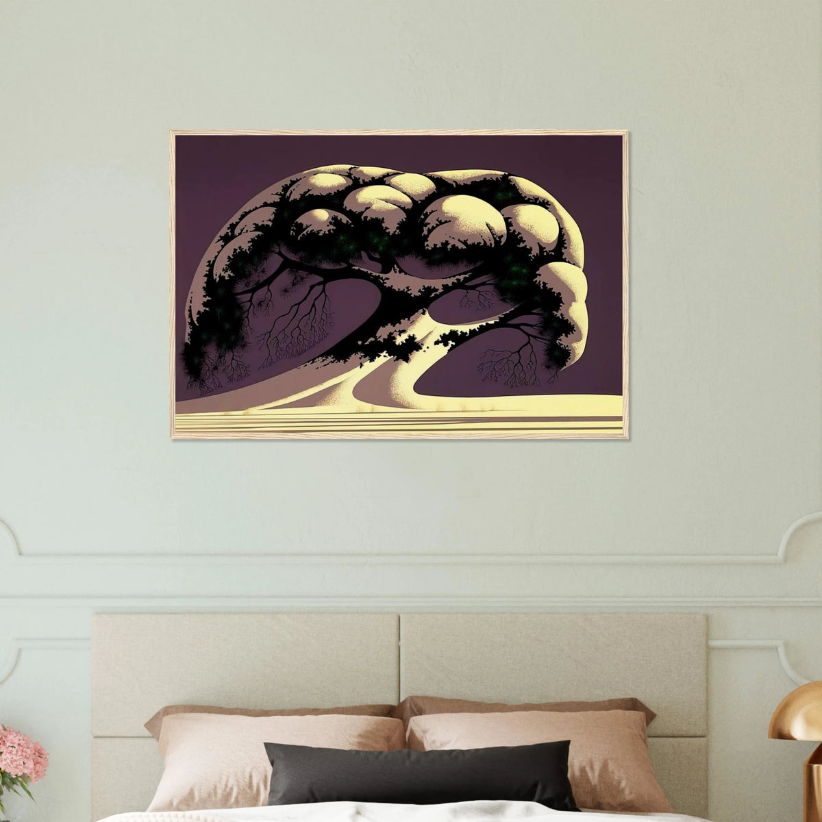 Snow Tree Framed Poster | Eyvind Earle Framed Prints Wall Art | Eyvind Earle Prints