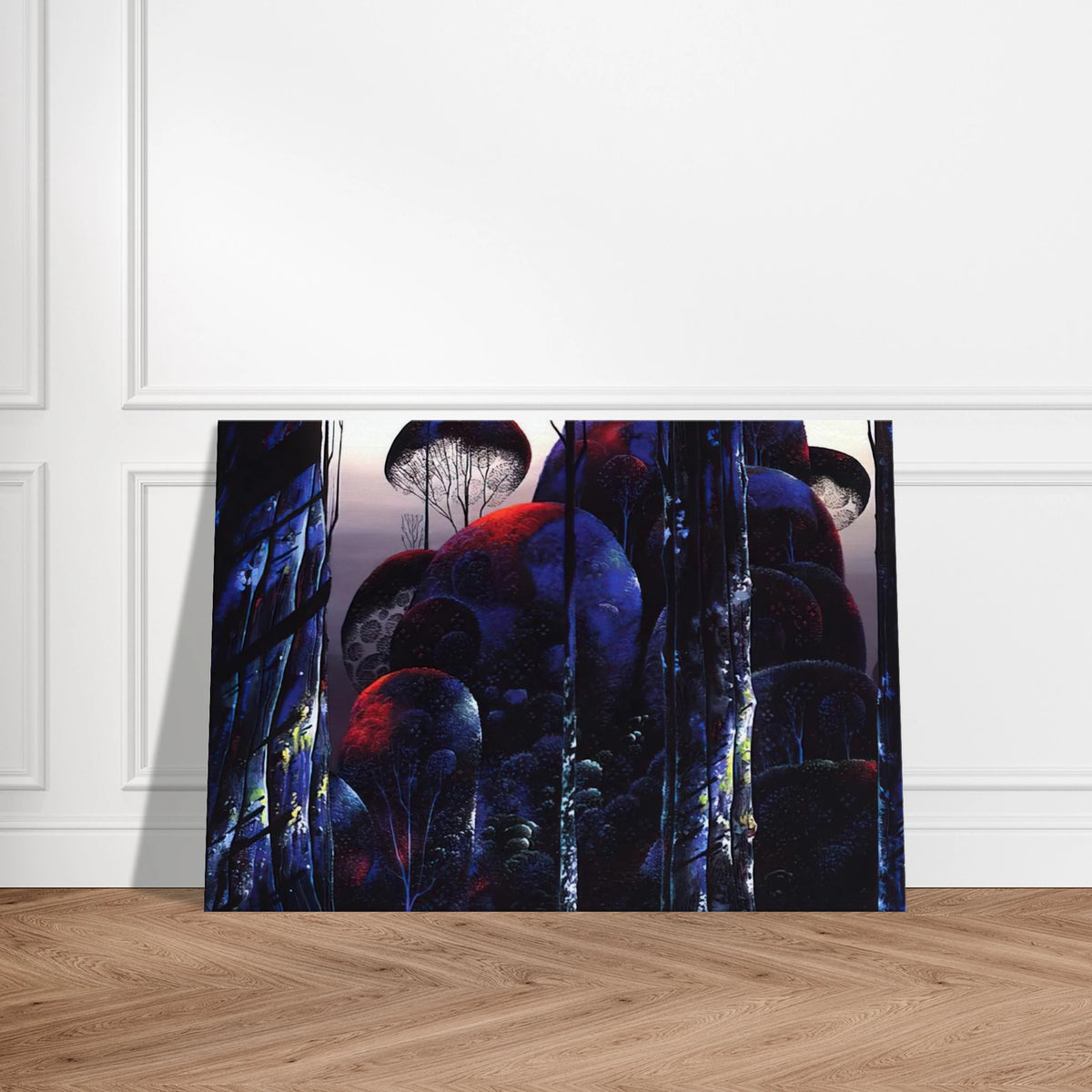 Trees Draped in Autumn Canvas | Eyvind Earle Canvas | Eyvind Earle Prints