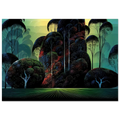Mendacino Poster | Eyvind Earle Poster | Eyvind Earle Prints