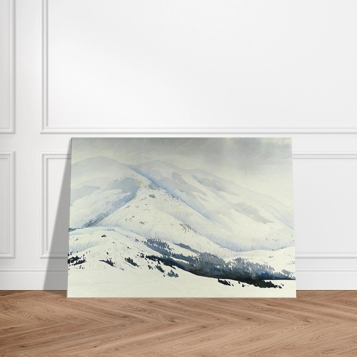 Snowy Mountain Canvas | Eyvind Earle Canvas | Eyvind Earle Prints