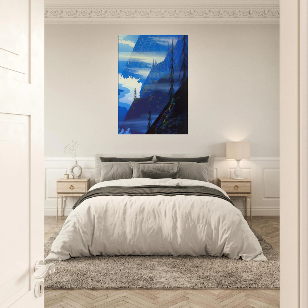 Stardust blue Canvas | Eyvind Earle Canvas | Eyvind Earle Prints