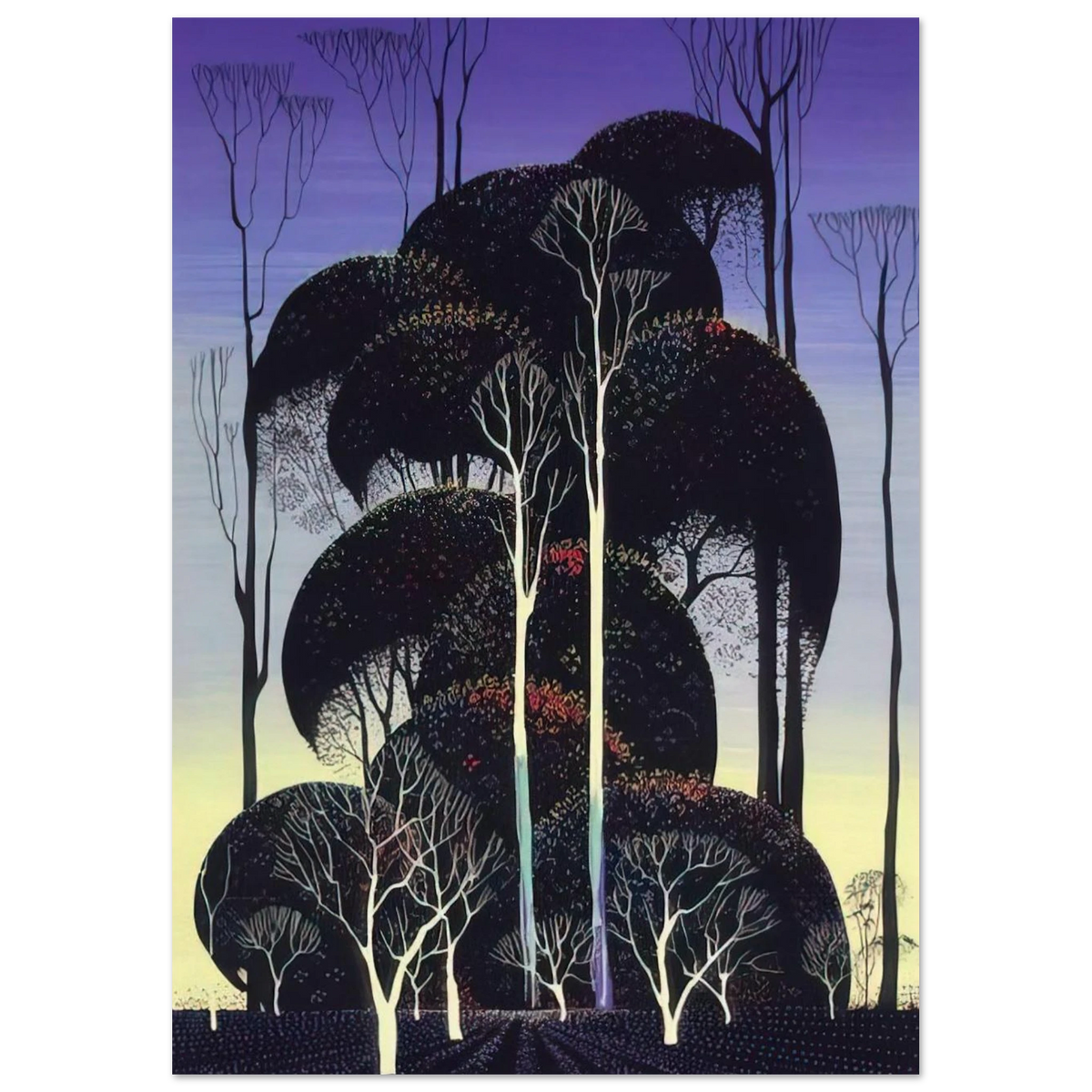 Forest Arabesque Poster | Eyvind Earle Poster | Eyvind Earle Prints