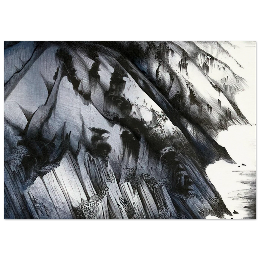 Cliffs of Darkness Poster | Eyvind Earle Poster | Eyvind Earle Prints