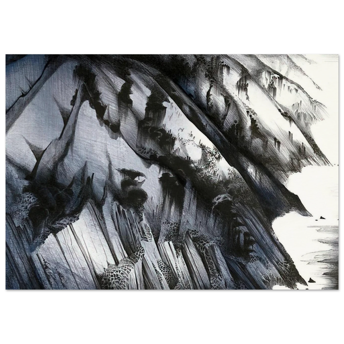Cliffs of Darkness Poster | Eyvind Earle Poster | Eyvind Earle Prints