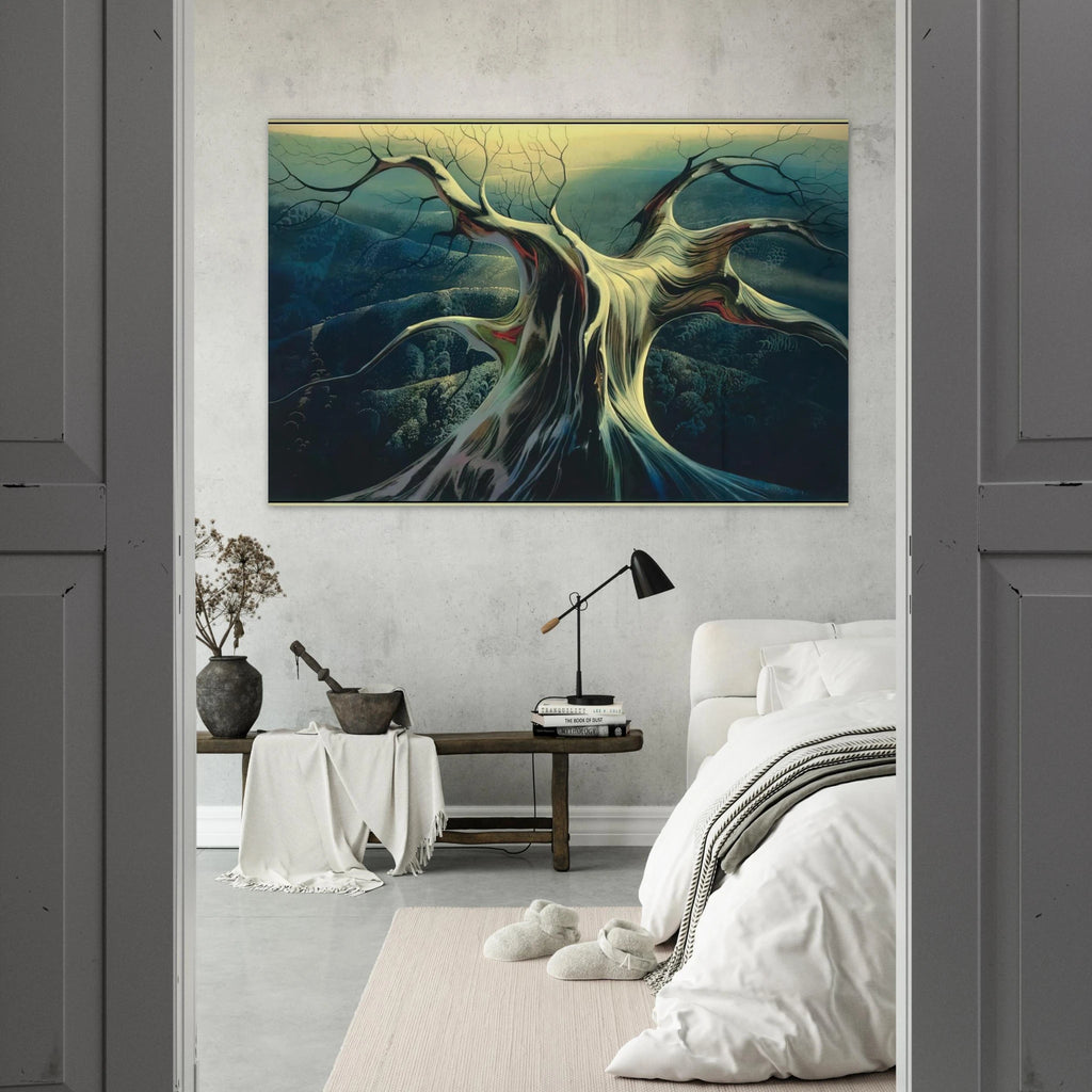 Moonlit Tree Trunk Poster | Eyvind Earle Poster | Eyvind Earle Prints