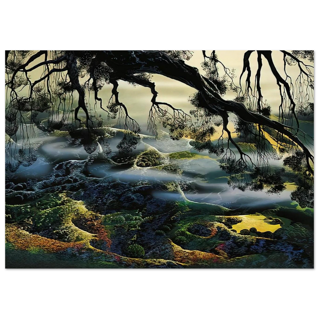 Fog Passes By Poster | Eyvind Earle Poster | Eyvind Earle Prints