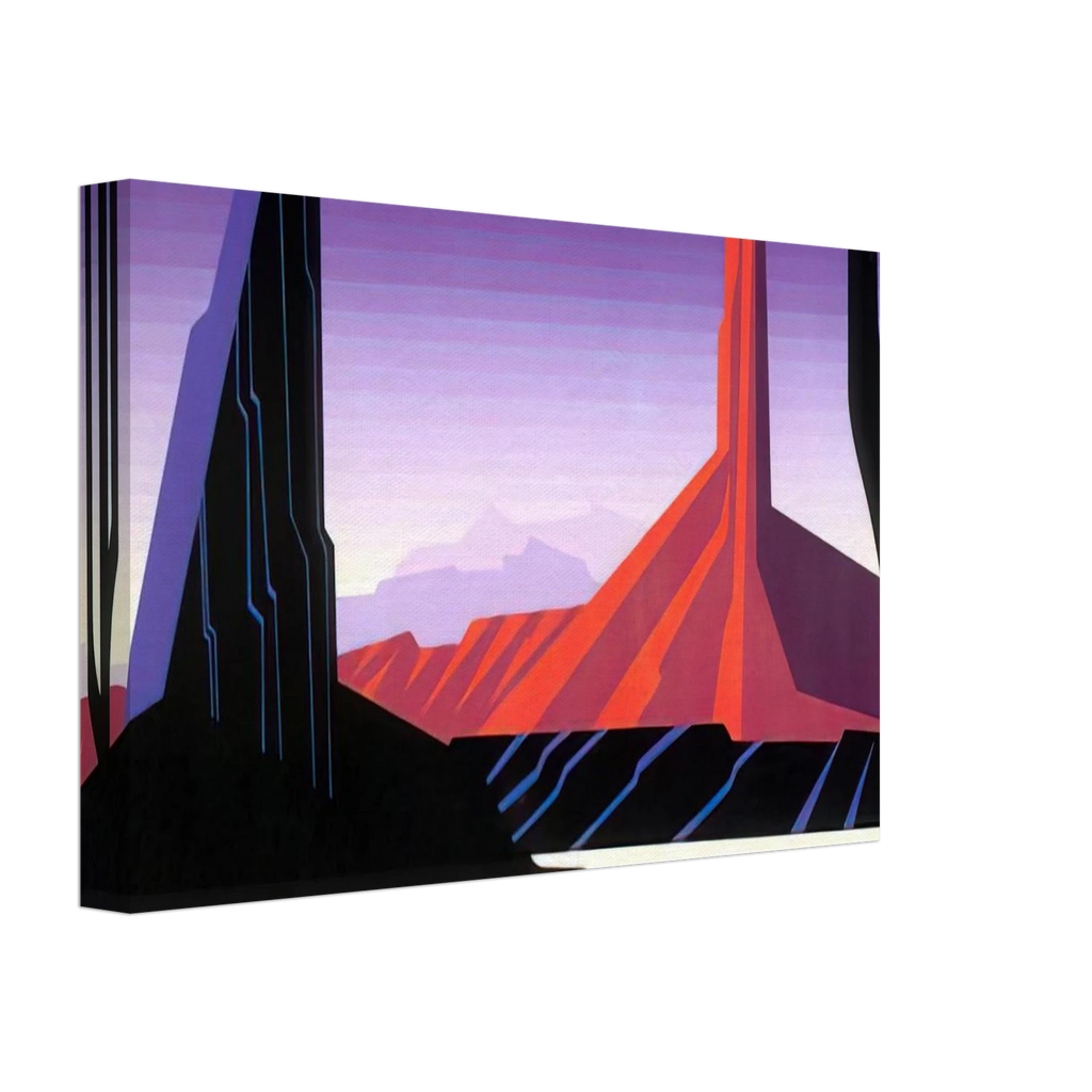 Beneath A Silent Sky Canvas | Eyvind Earle Canvas | Eyvind Earle Prints