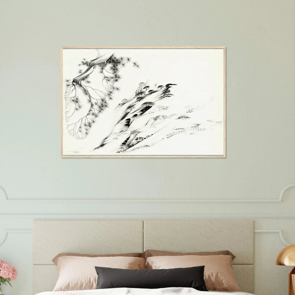 Hillside Framed Poster | Eyvind Earle Framed Prints Wall Art | Eyvind Earle Prints