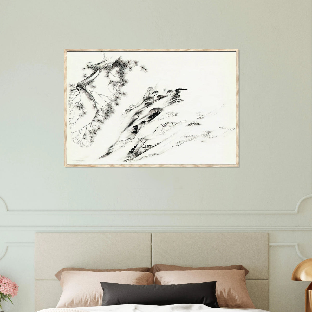 Hillside Framed Poster | Eyvind Earle Framed Prints Wall Art | Eyvind Earle Prints