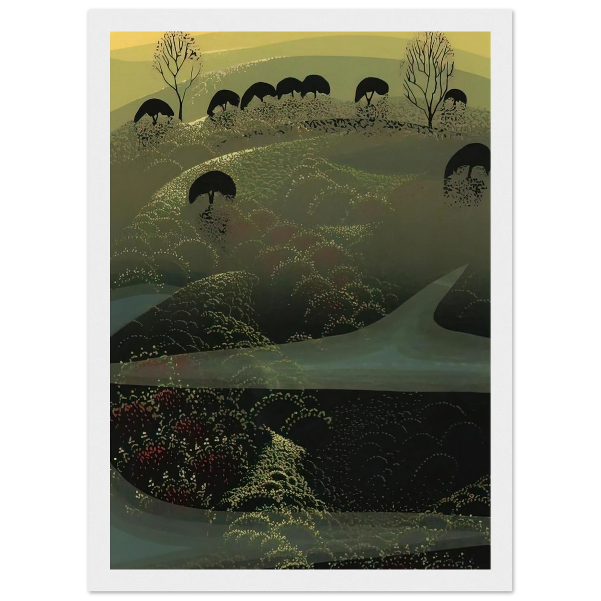 California Miniature Framed Poster | Eyvind Earle Framed Prints Wall Art | Eyvind Earle Prints