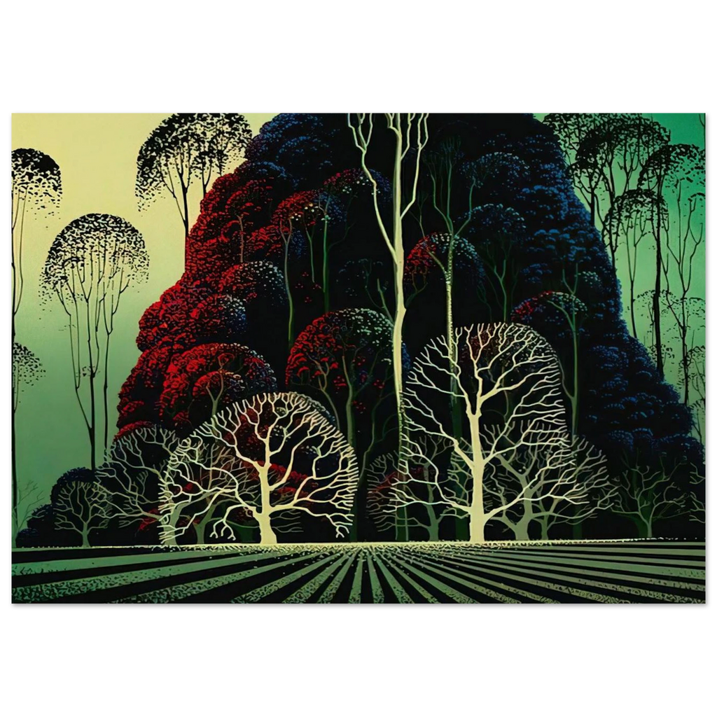 Eucalyptus Forest Poster | Eyvind Earle Poster | Eyvind Earle Prints