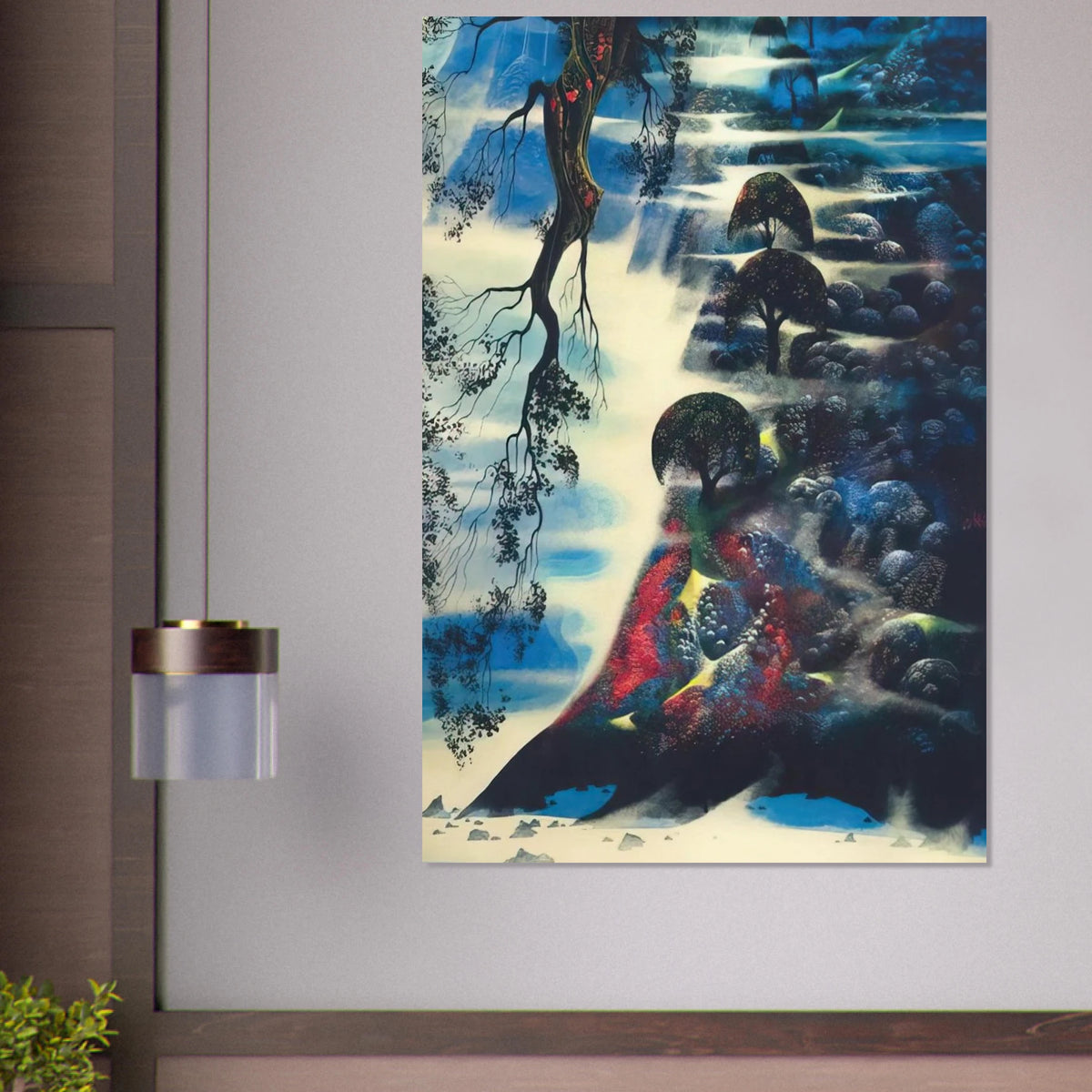 Summer Morning Mist Poster | Eyvind Earle Poster | Eyvind Earle Prints