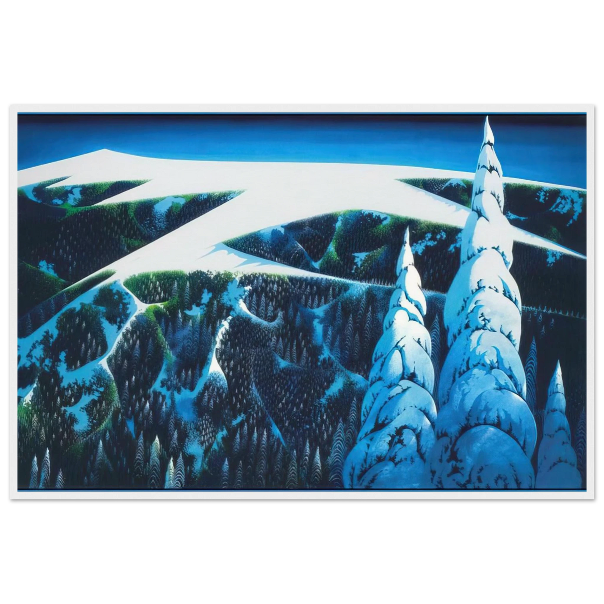 Sangre De Cristo Range Framed Poster | Eyvind Earle Framed Prints Wall Art | Eyvind Earle Prints