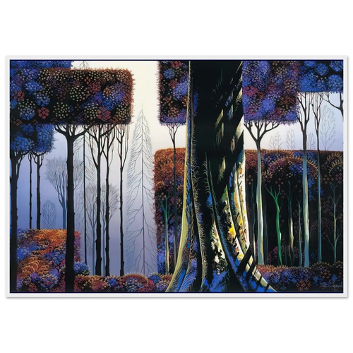 Ancient Forest Framed Poster | Eyvind Earle Framed Prints Wall Art | Eyvind Earle Prints
