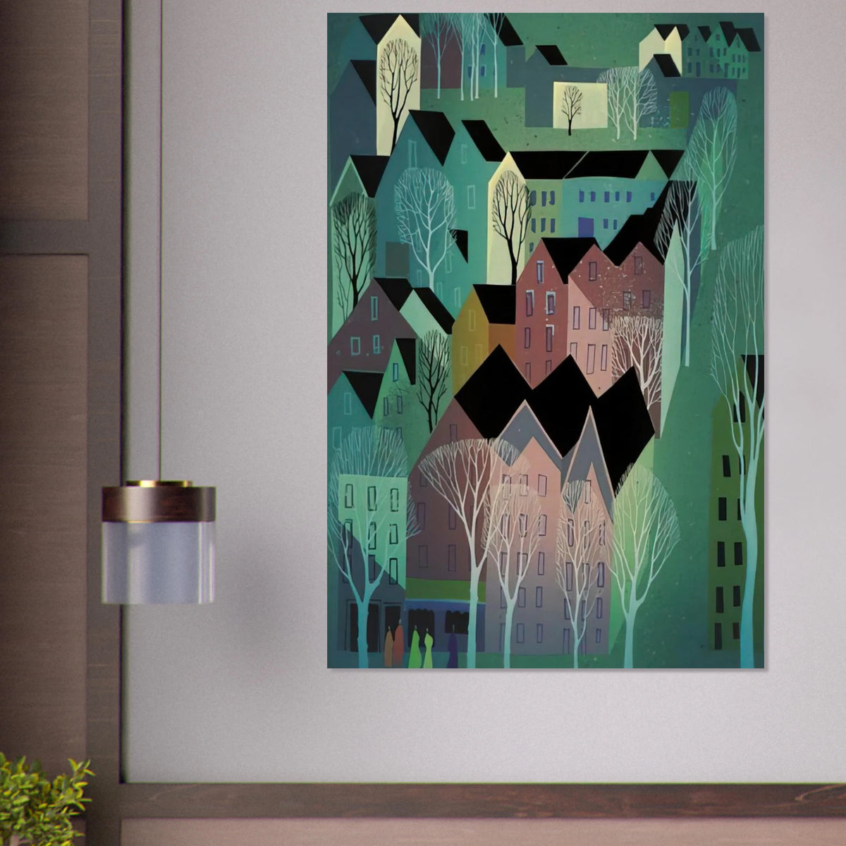 Village Poster | Eyvind Earle Poster | Eyvind Earle Prints