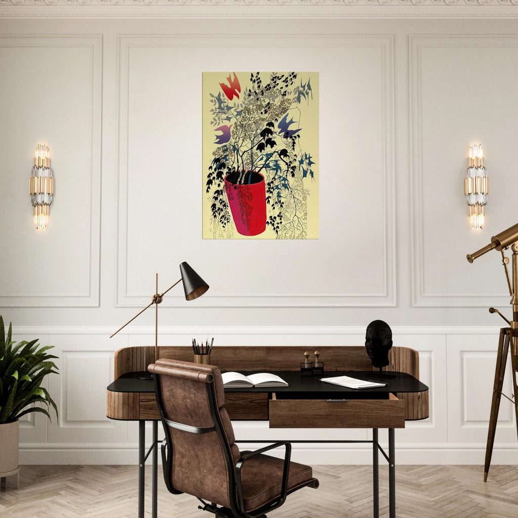 Red Barrell Canvas | Eyvind Earle Canvas | Eyvind Earle Prints