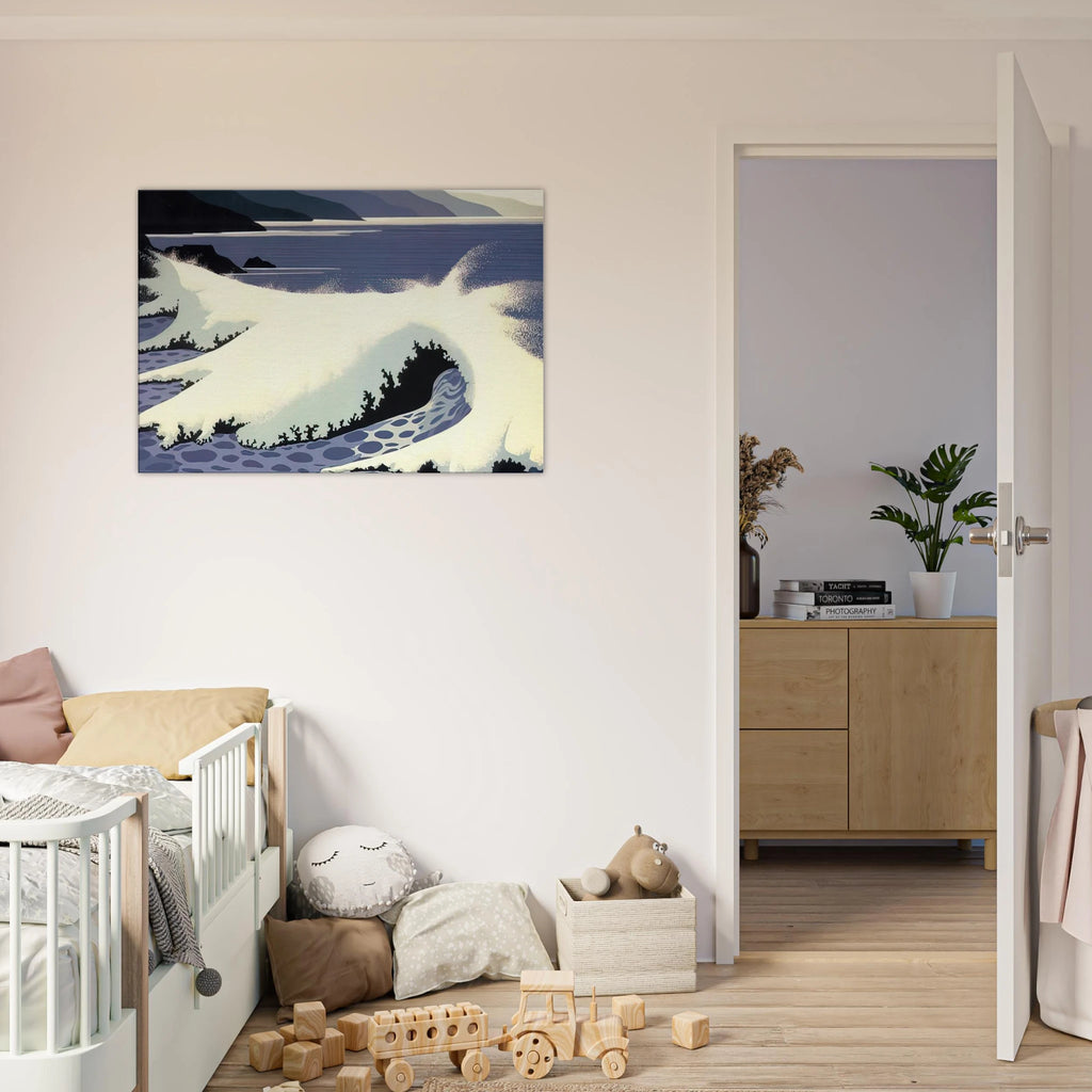 The White Wave Canvas | Eyvind Earle Canvas | Eyvind Earle Prints