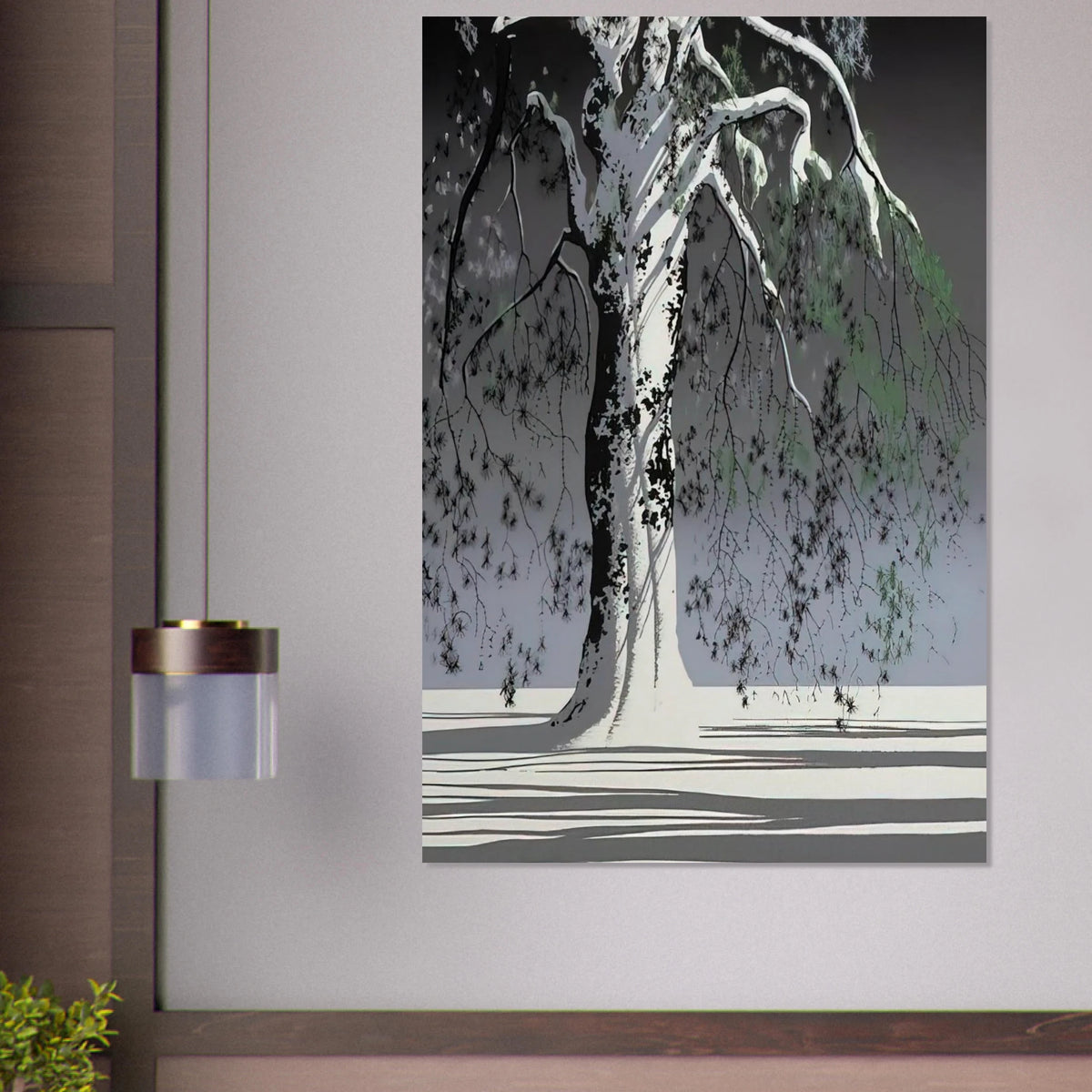 Fir Tree In Snow Poster | Eyvind Earle Poster | Eyvind Earle Prints