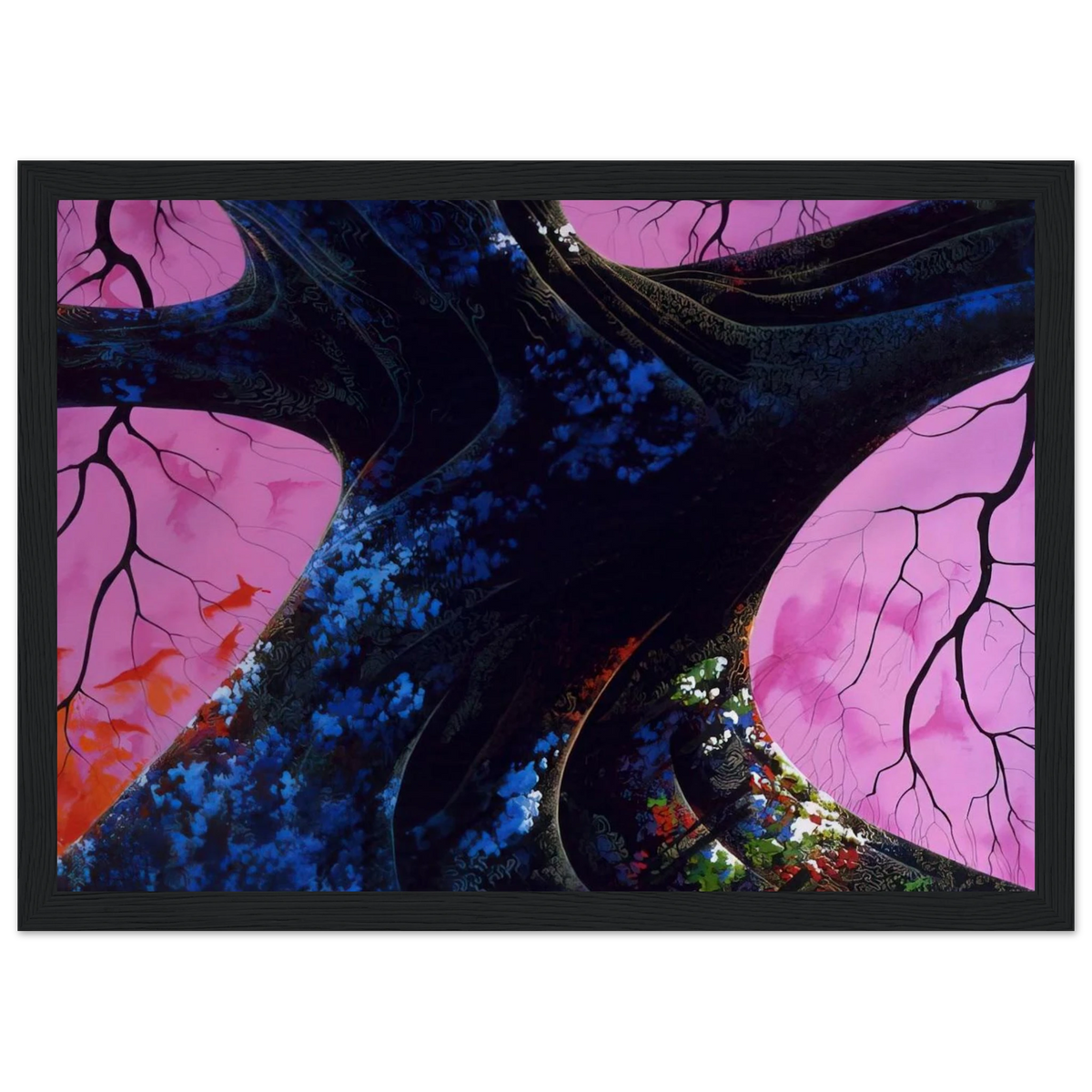 Giant Oak Framed Poster | Eyvind Earle Framed Prints Wall Art | Eyvind Earle Prints