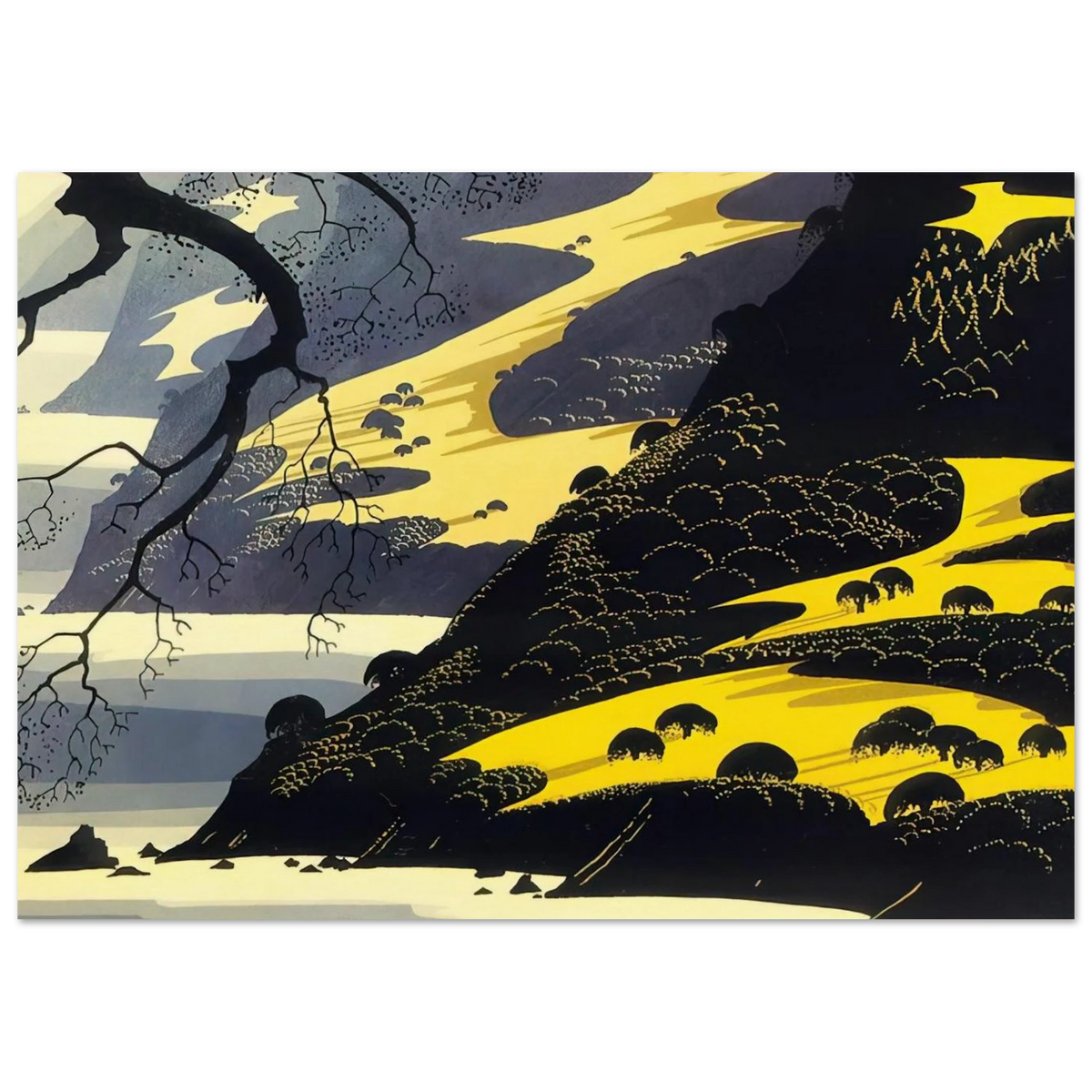 Coastal Fog Poster | Eyvind Earle Poster | Eyvind Earle Prints