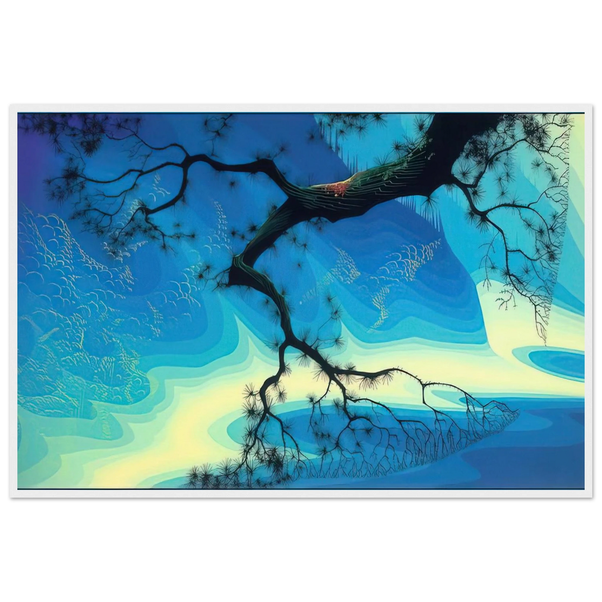 Ocean Mist Framed Poster | Eyvind Earle Framed Prints Wall Art | Eyvind Earle Prints