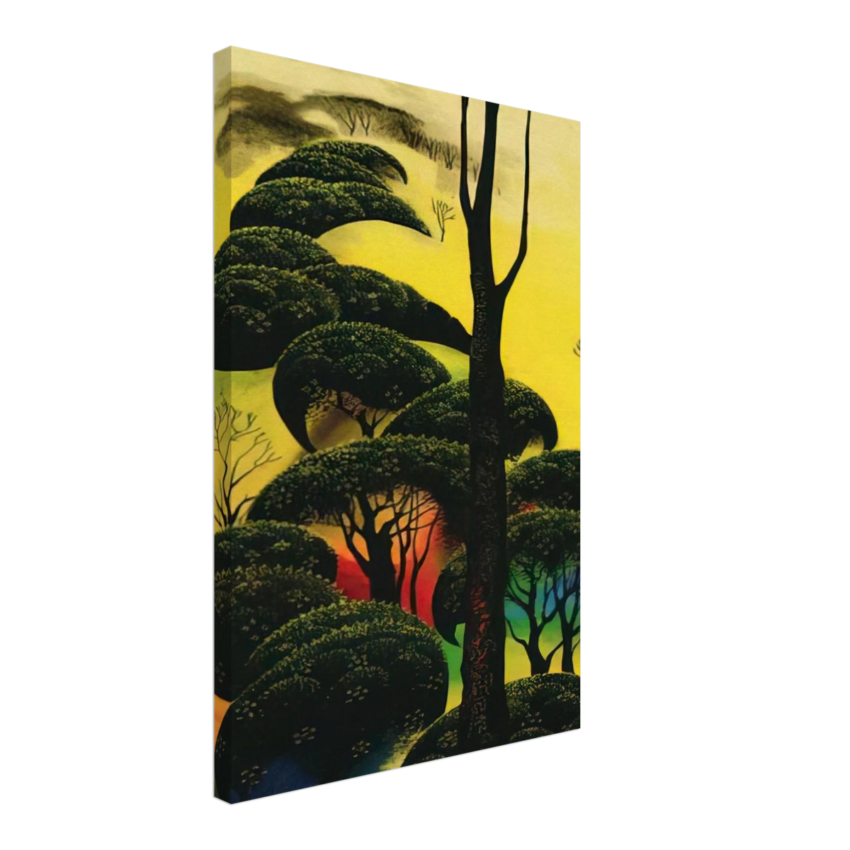 Climbing Oaks Canvas | Eyvind Earle Canvas | Eyvind Earle Prints