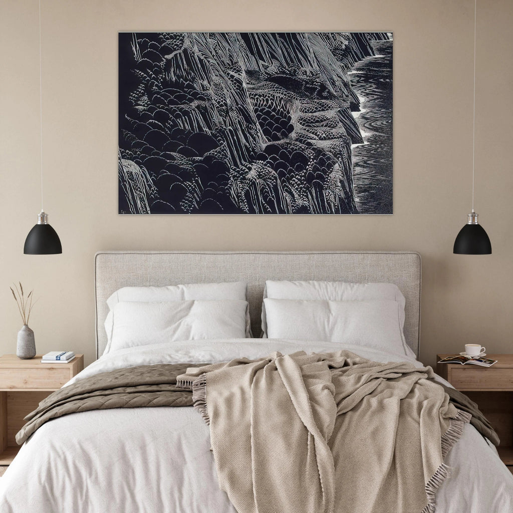 Ocean Cliffs Poster | Eyvind Earle Poster | Eyvind Earle Prints