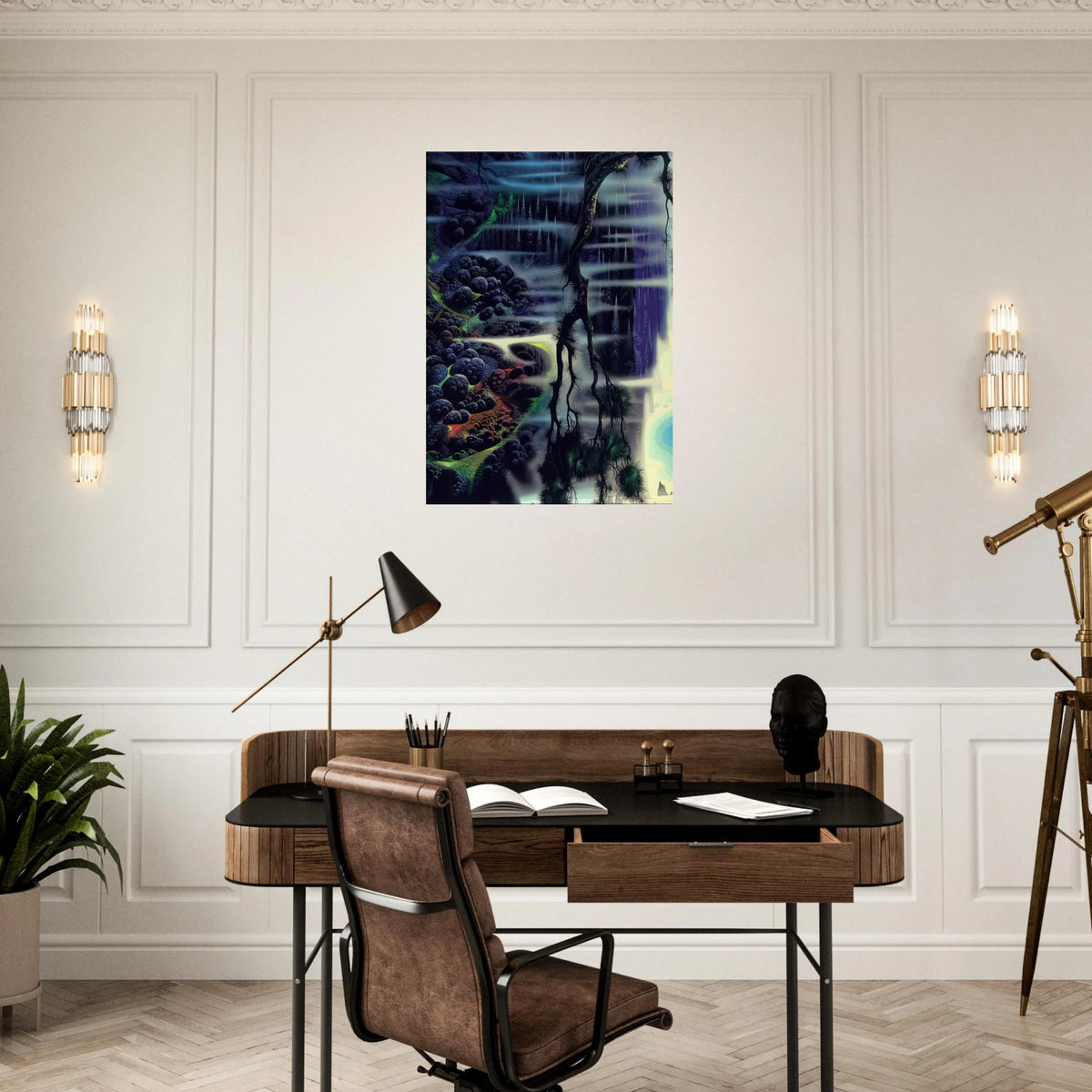 Seaside Splendor Canvas | Eyvind Earle Canvas | Eyvind Earle Prints