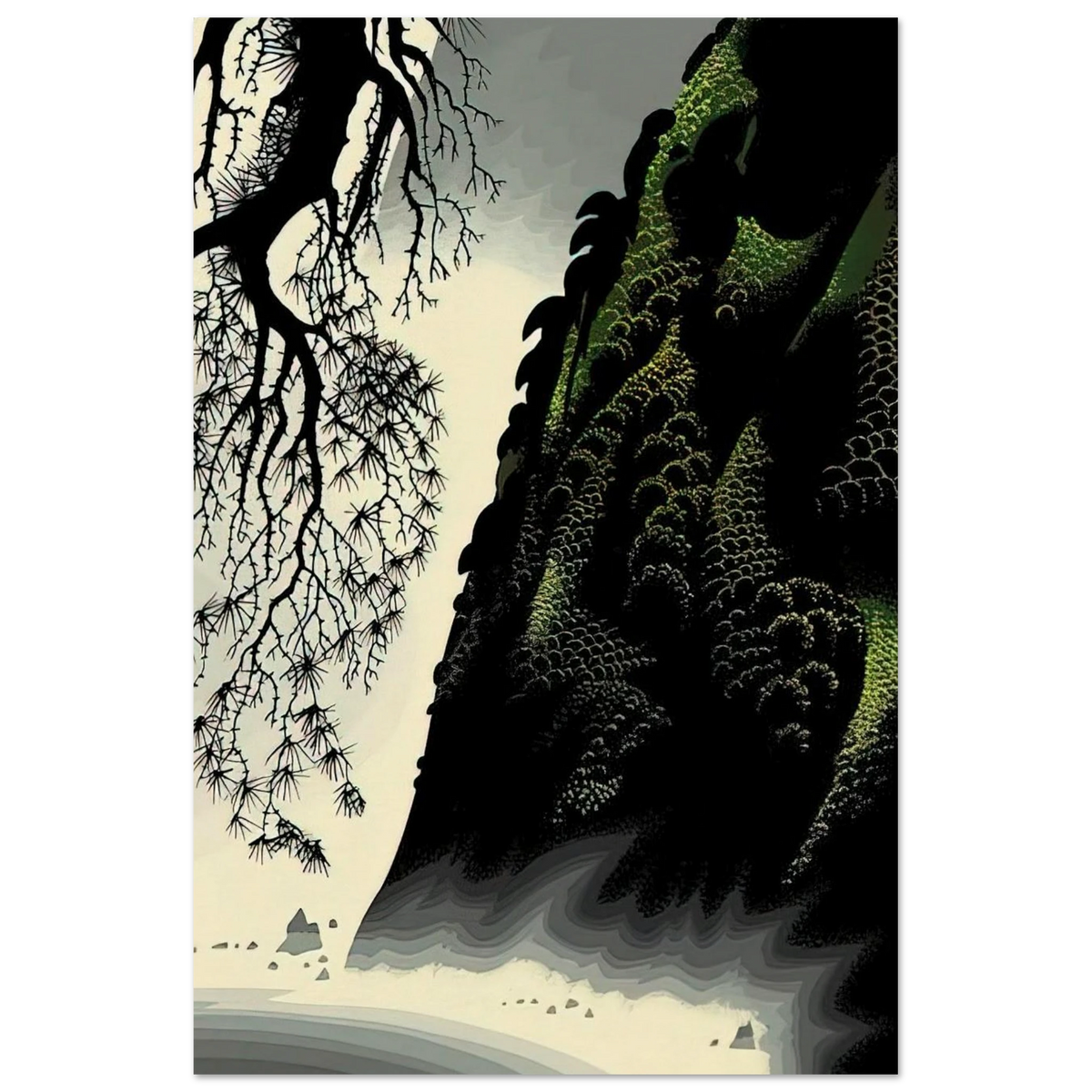 Little Big Sur Poster | Eyvind Earle Poster | Eyvind Earle Prints