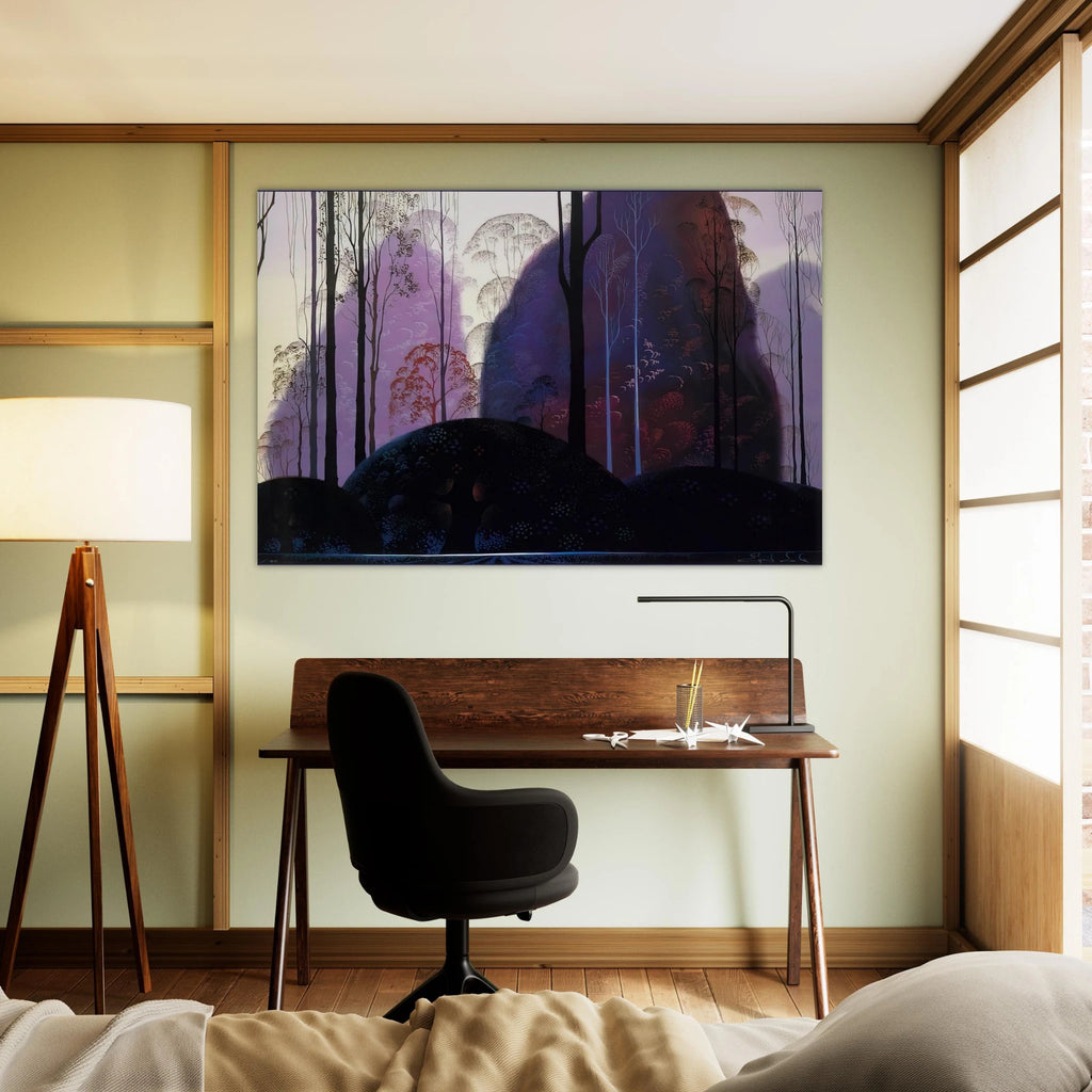Mauve Redand Purple Poster | Eyvind Earle Poster | Eyvind Earle Prints
