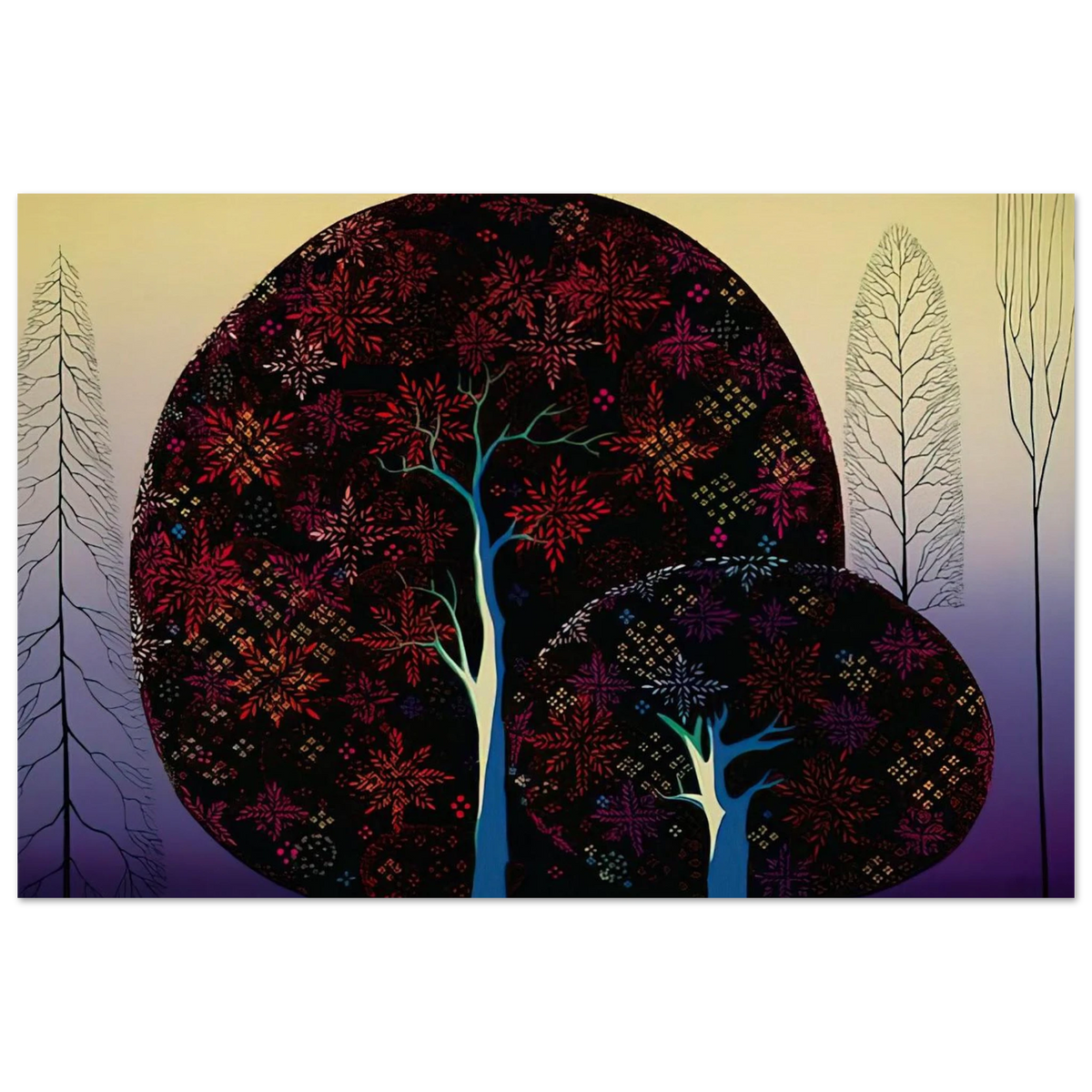 A Tree Poem Poster | Eyvind Earle Poster | Eyvind Earle Prints