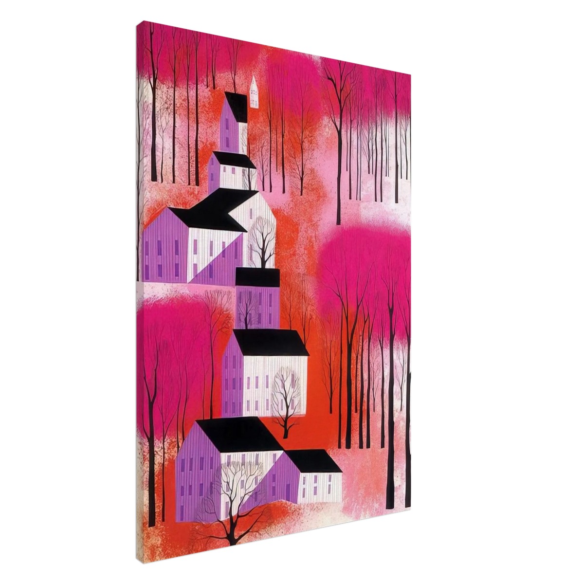 Autumn Sunset Canvas | Eyvind Earle Canvas | Eyvind Earle Prints