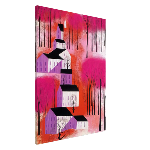 Autumn Sunset Canvas | Eyvind Earle Canvas | Eyvind Earle Prints