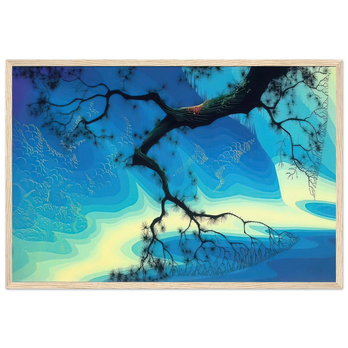 Ocean Mist Framed Poster | Eyvind Earle Framed Prints Wall Art | Eyvind Earle Prints
