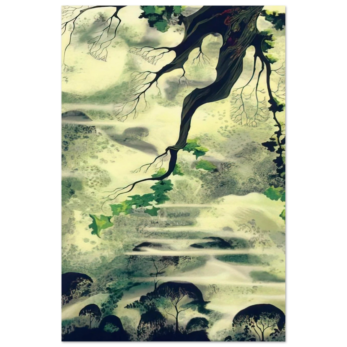 Fog Bound Poster | Eyvind Earle Poster | Eyvind Earle Prints