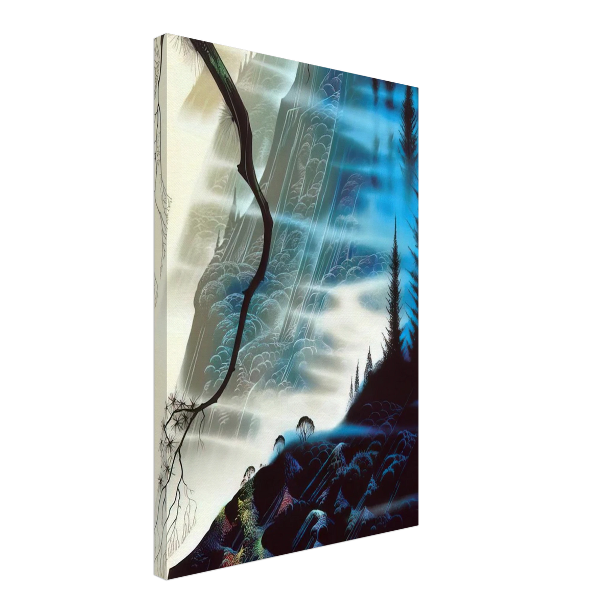 Sea Cliffs and Redwoods Canvas | Eyvind Earle Canvas | Eyvind Earle Prints