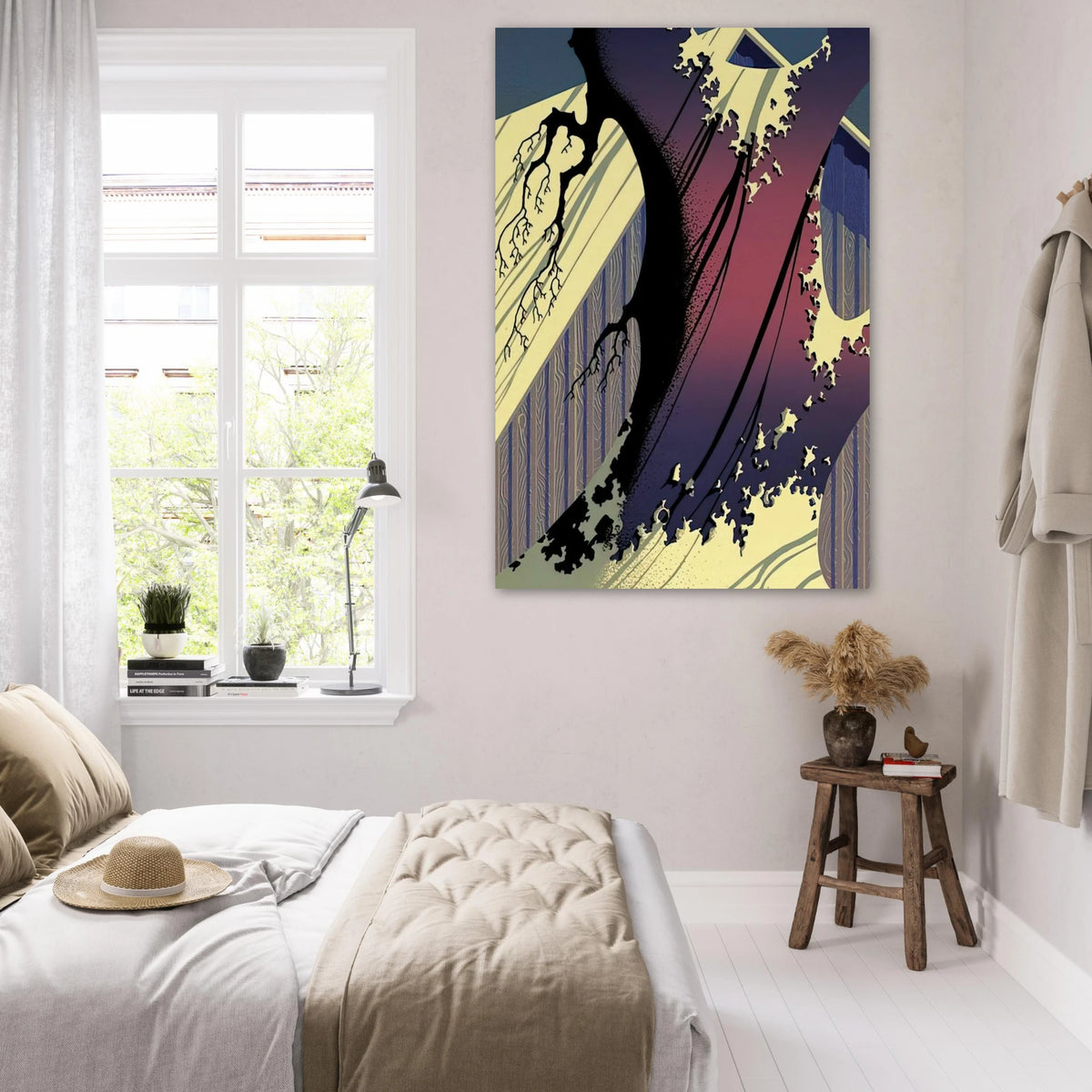 Mauve Barn Poster | Eyvind Earle Poster | Eyvind Earle Prints
